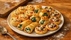 Antipasti di pasta sfoglia per Natale: 3 idee in forno, dorate e fragranti