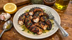 Polpo croccante alla griglia: doppia cottura semplice per averlo tenero dentro